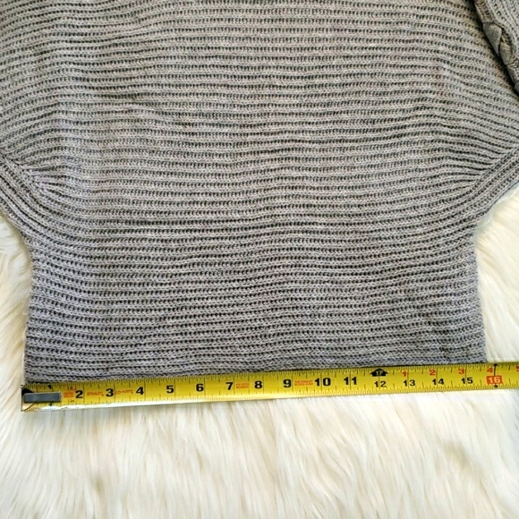 Sexy Knitted Lace Up Sweater Off Shoulder Style - Picture 8 of 8